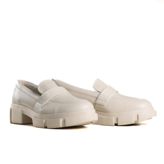 Mocassim Feminino Casual Zariff Off White 