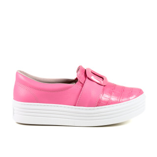 Tênis Feminino Via Marte Slip On Rosa 22-15206