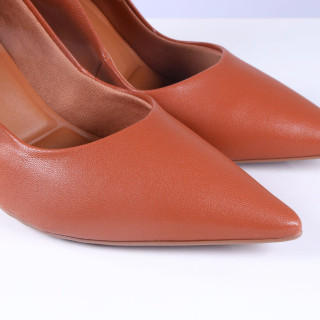 Scarpin Feminino Zariff 7021-230 Caramelo