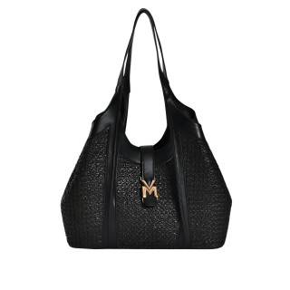 Bolsa Feminina Tote Grande Via Marte B1-318-01 Preto