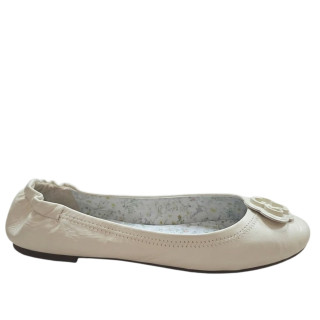 Sapatilha Feminina em Couro Capodarte 4019141 Off White