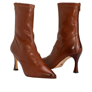 Bota Feminina Cano Médio Strech Capodarte 4019692 Marrom