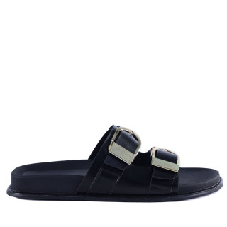 Papete Feminina Birk Zariff com Maxi Fivelas 50471-90894 Preto