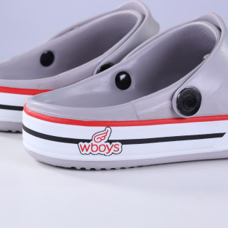 Babuche Infantil Menino WBoys 107010. Cinza