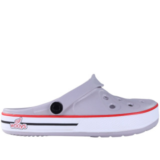 Babuche Infantil Menino WBoys 107010. Cinza