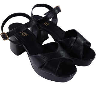 Sandália Feminina Zariff Stephanie 6910501 Cristal Preto