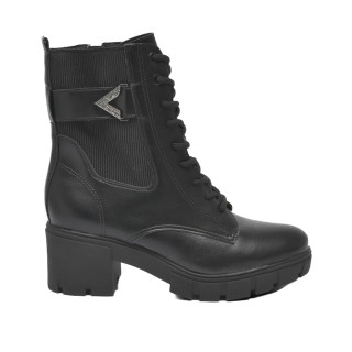 Bota Salto Médio Feminina Via Marte 001-006 Preto