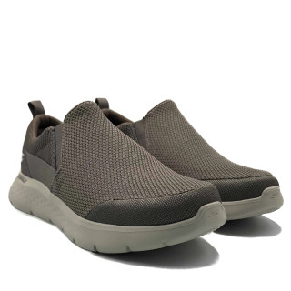 Tênis Masculino Skechers Slip On Go Walk Flex 894343br Caqui